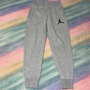 Air Jordan women’s Fleece Sweatpants Gray size S Joggers